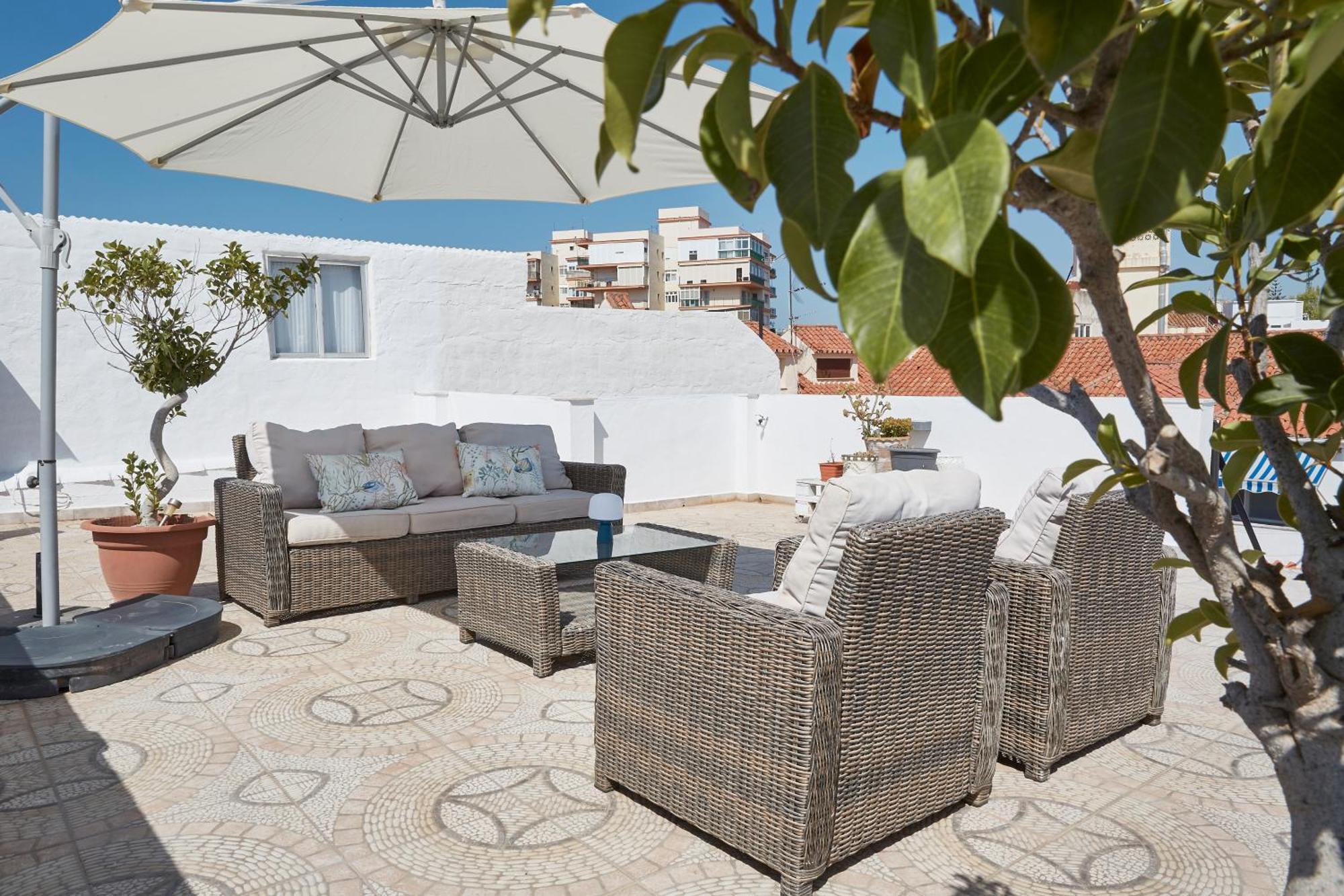 City Center Penthouse With Solarium 2 Minutes From The Beach Fuengirola Ngoại thất bức ảnh